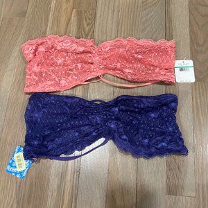 NWT! Free People Bralettes in Size Large
